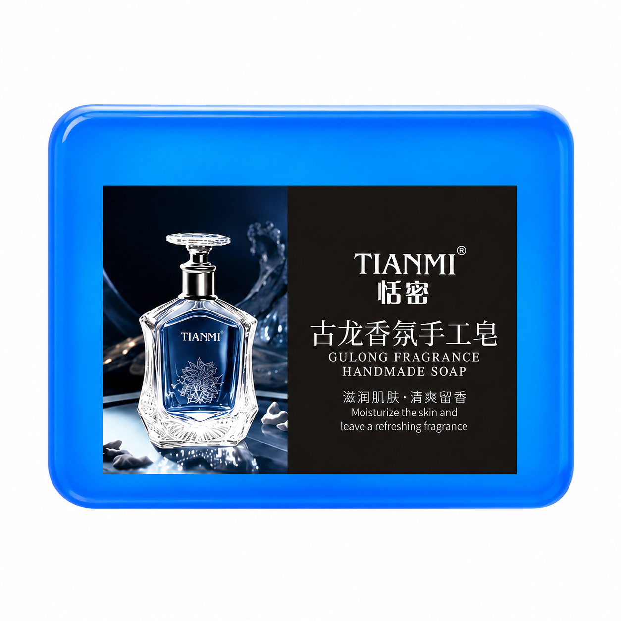 Jabón Artesanal Masculino Blue Aura Tianmi