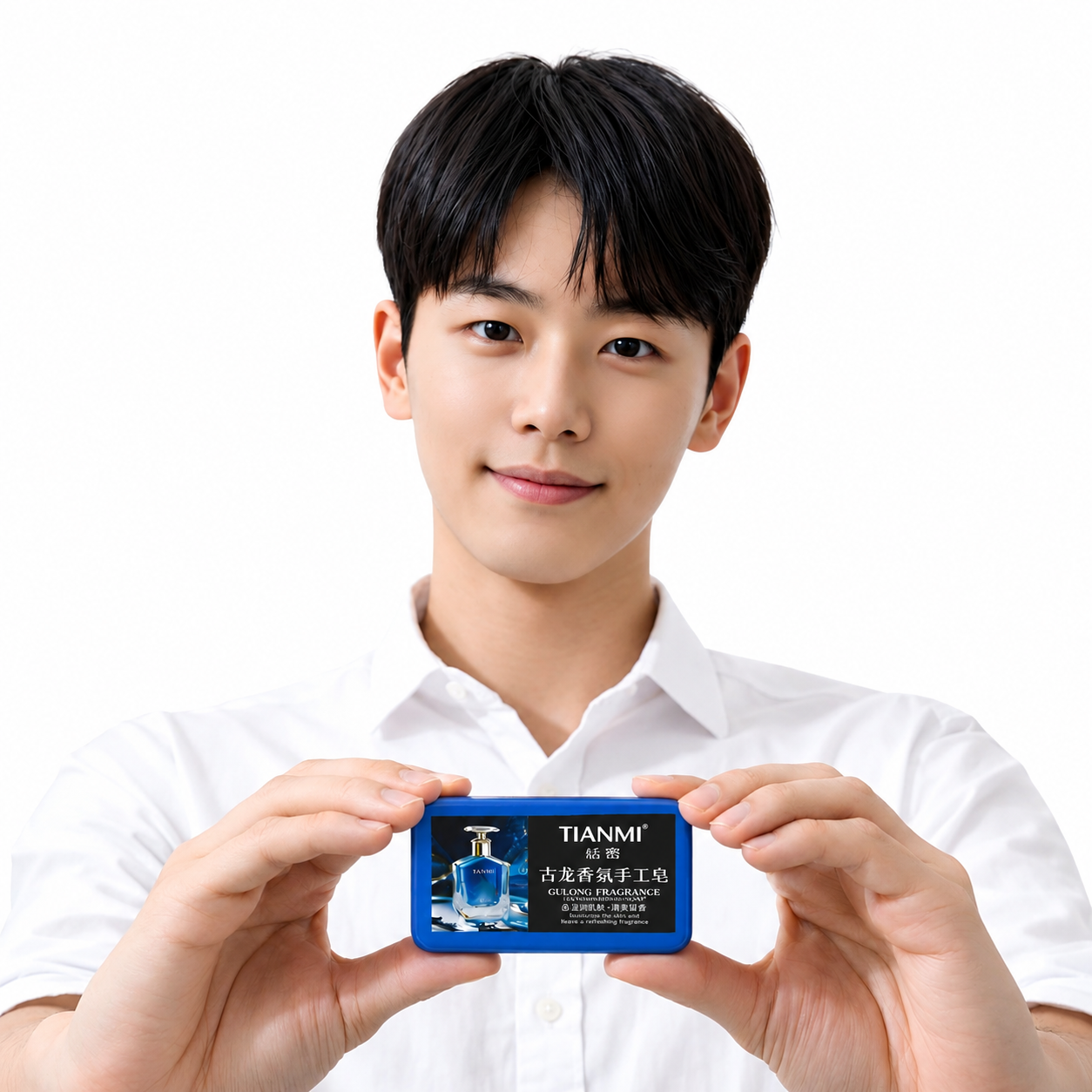 Jabón Artesanal Masculino Blue Aura Tianmi