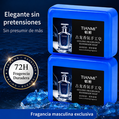 Jabón Artesanal Masculino Blue Aura Tianmi