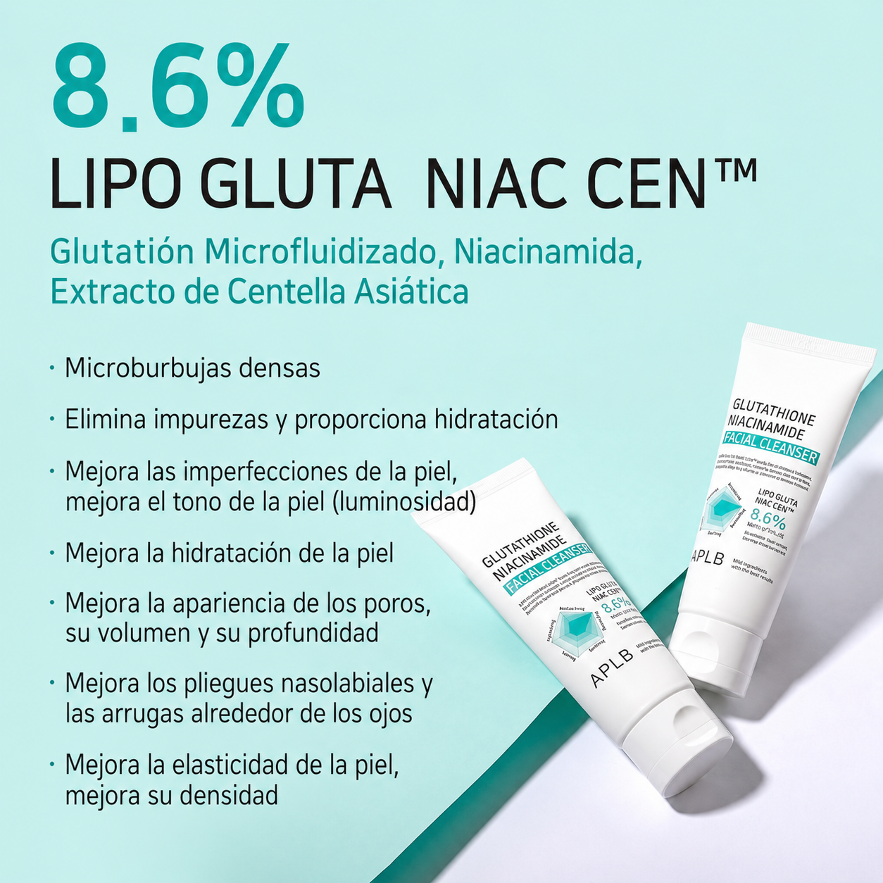 Limpiador Facial Glutathione y Niacinamida APLB