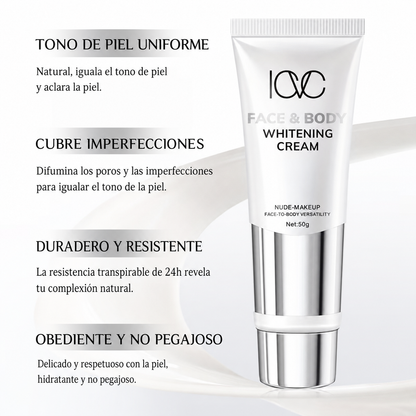 Crema Aclaradora Facial y Corporal Whitening Cream ICVC