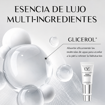 Crema Aclaradora Facial y Corporal Whitening Cream ICVC