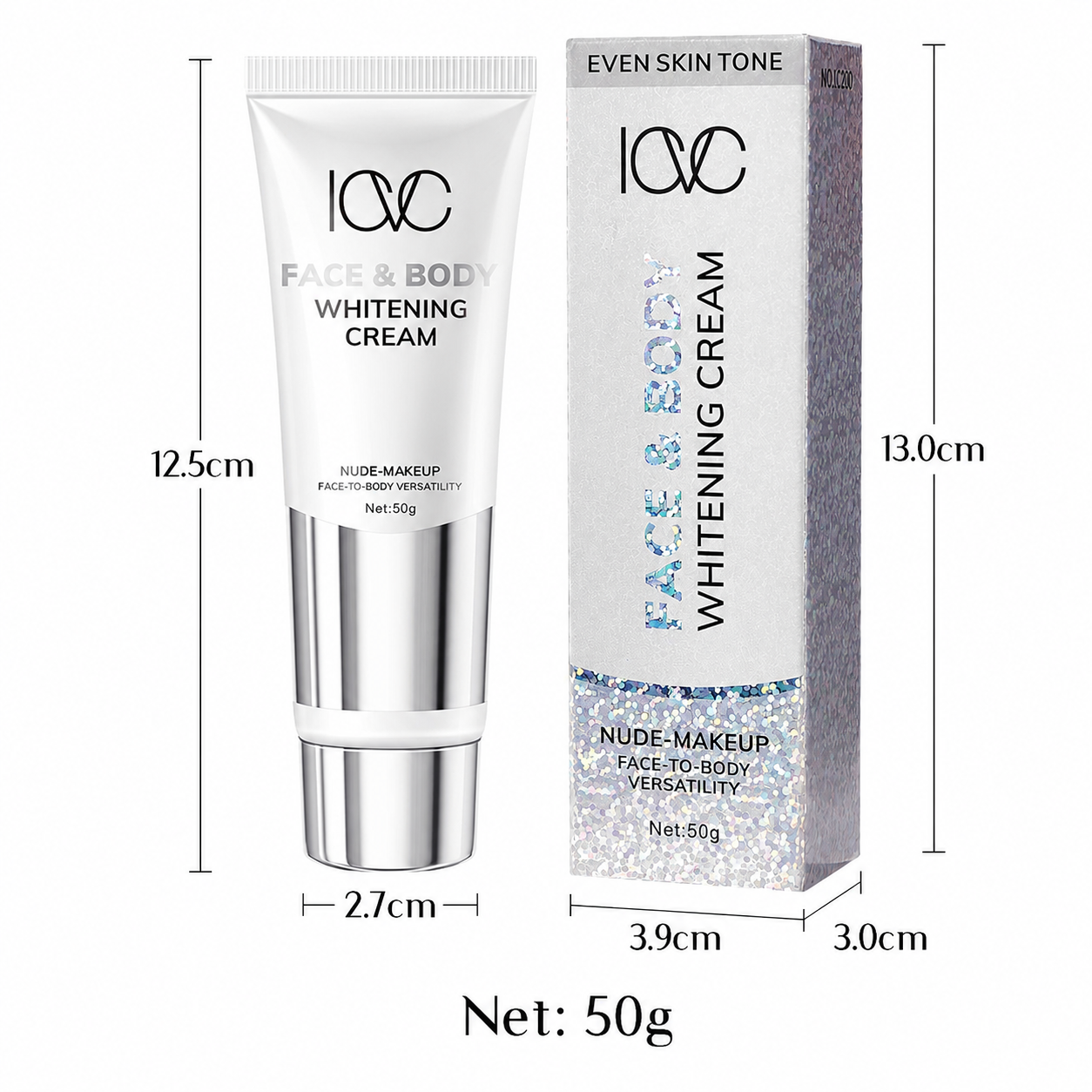 Crema Aclaradora Facial y Corporal Whitening Cream ICVC