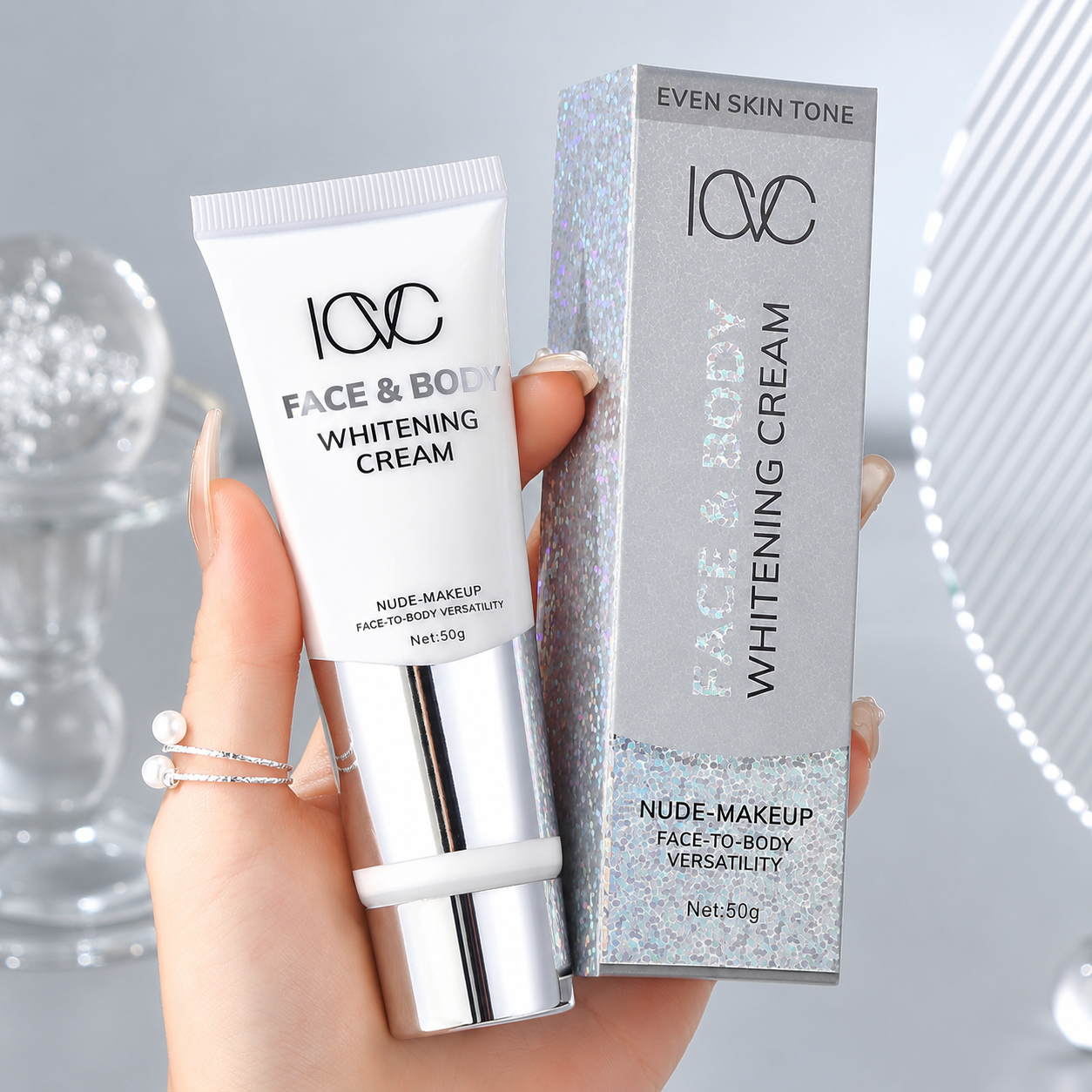 Crema Aclaradora Facial y Corporal Whitening Cream ICVC