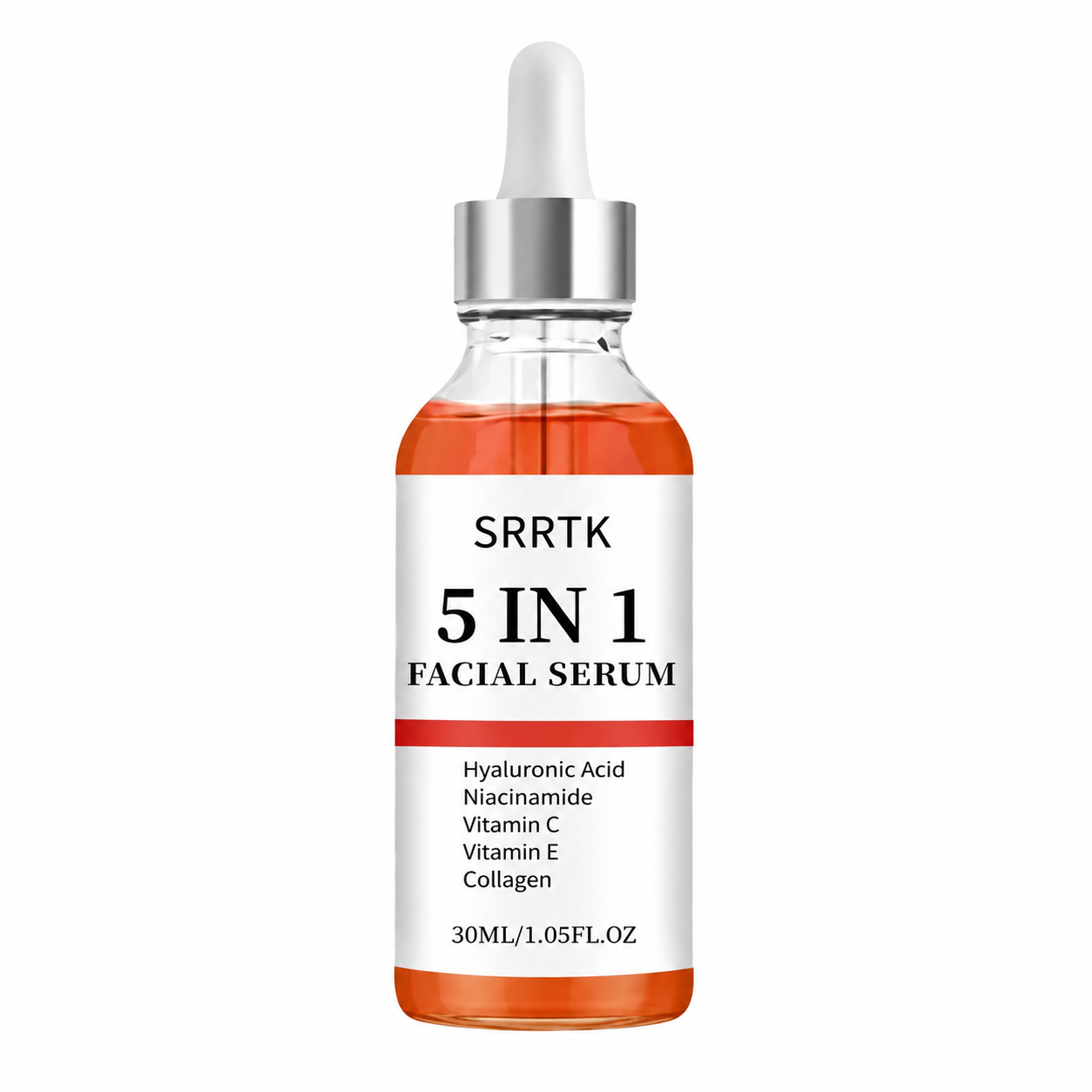 SRRTK Sérum Facial 5 en 1 Niacinamida Vitamina C y Colágeno