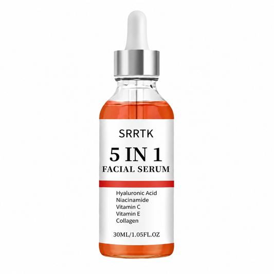 SRRTK Sérum Facial 5 en 1 Niacinamida Vitamina C y Colágeno