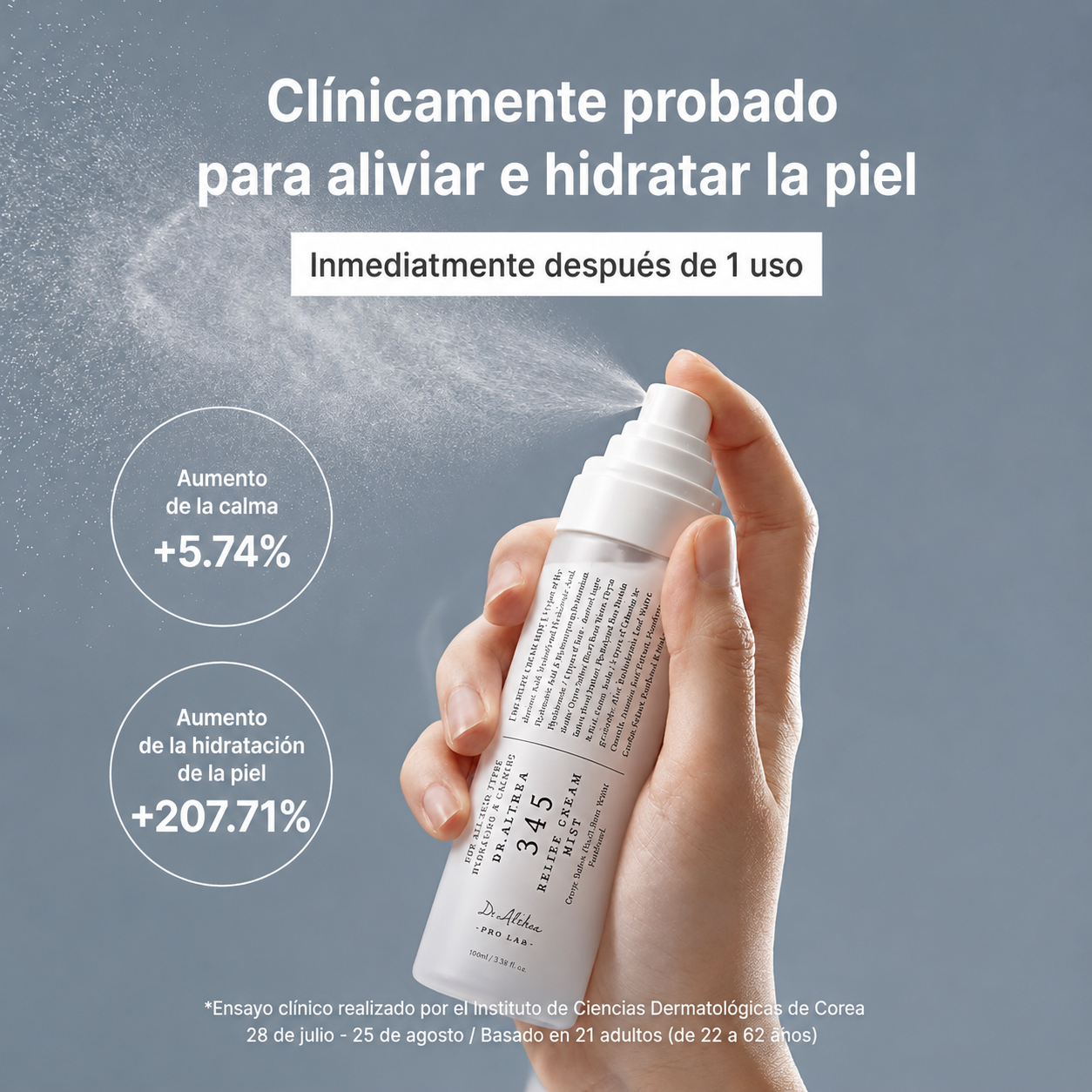Set Duo Crema y Mist Calmante 345 Relief Dr. Althea 100 ml