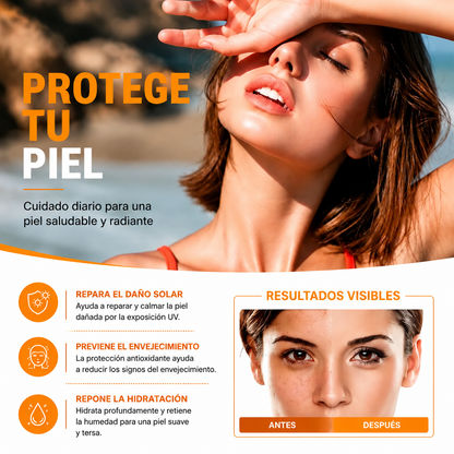 Bloqueador Solar SPF 100 UV y Pollution Defense OUHOE