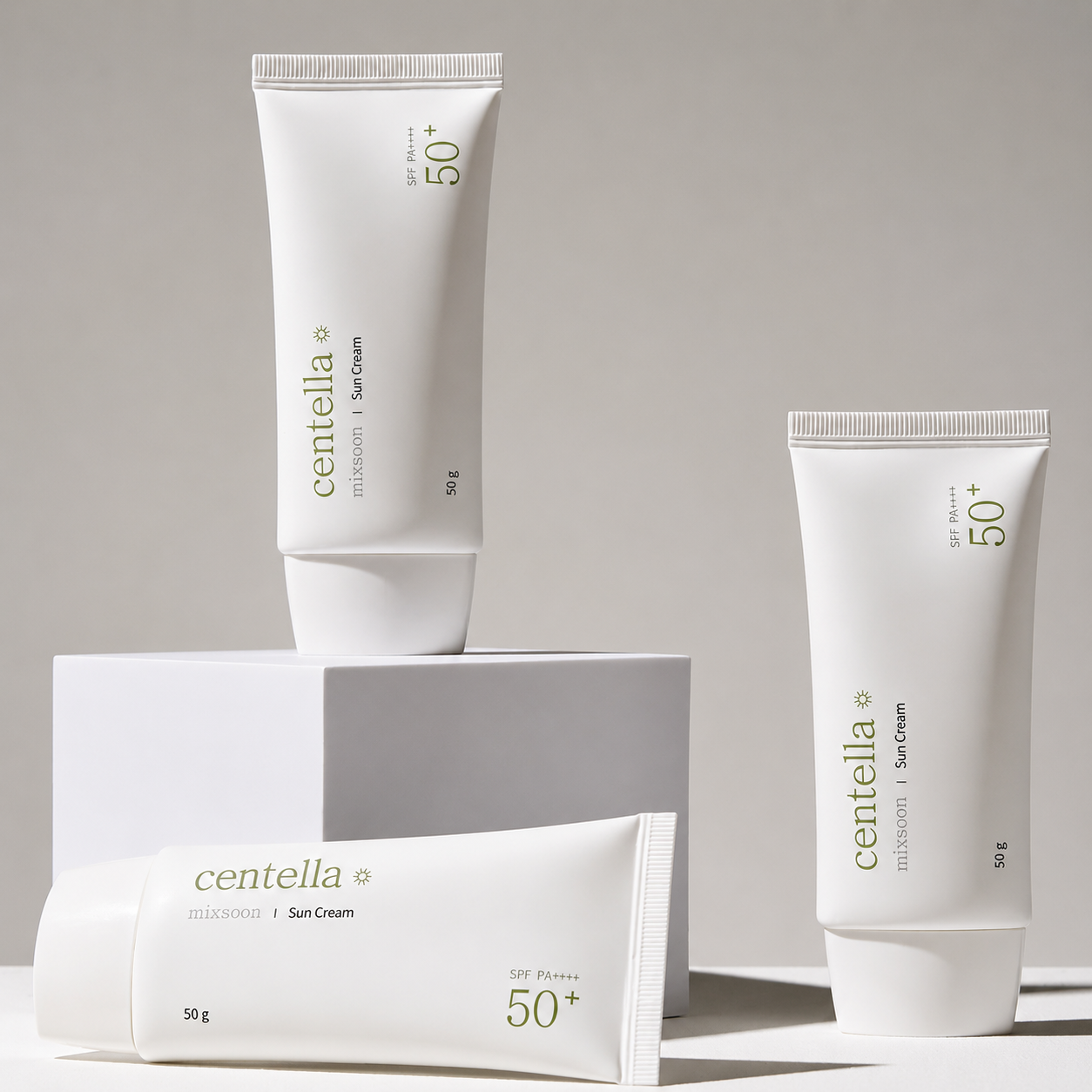 Bloqueador Centella SPF50+ PA++++ Mixsoon
