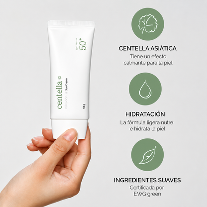 Bloqueador Centella SPF50+ PA++++ Mixsoon