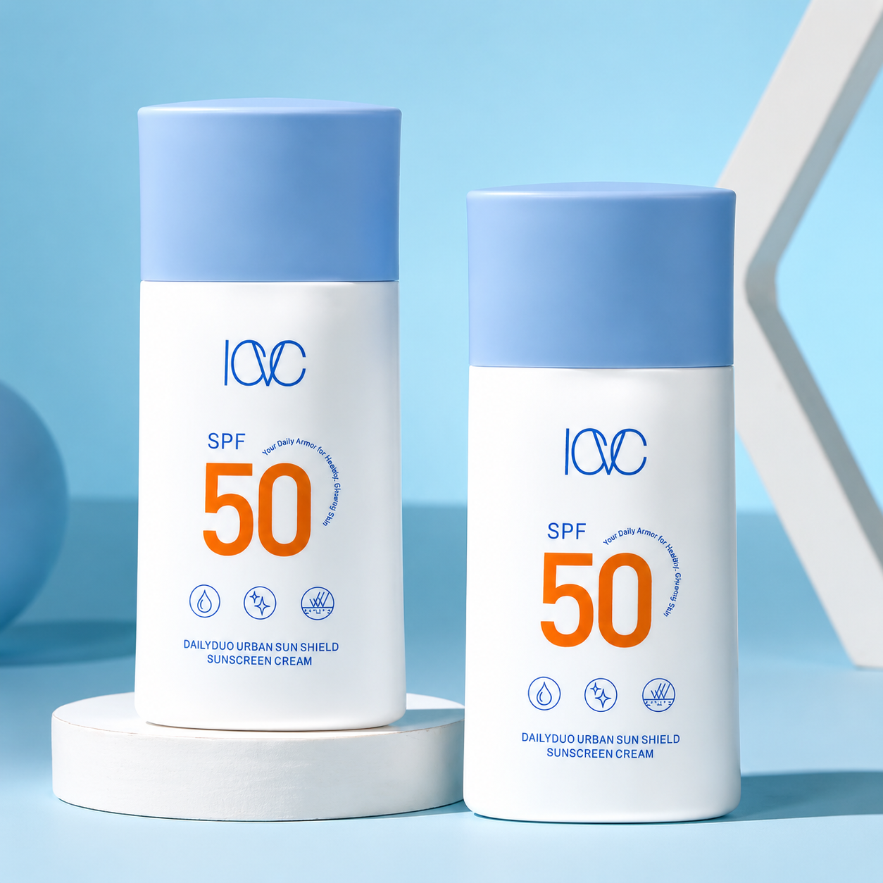 Bloqueador Urban Sun Shield SPF50 Dailyduo ICVC