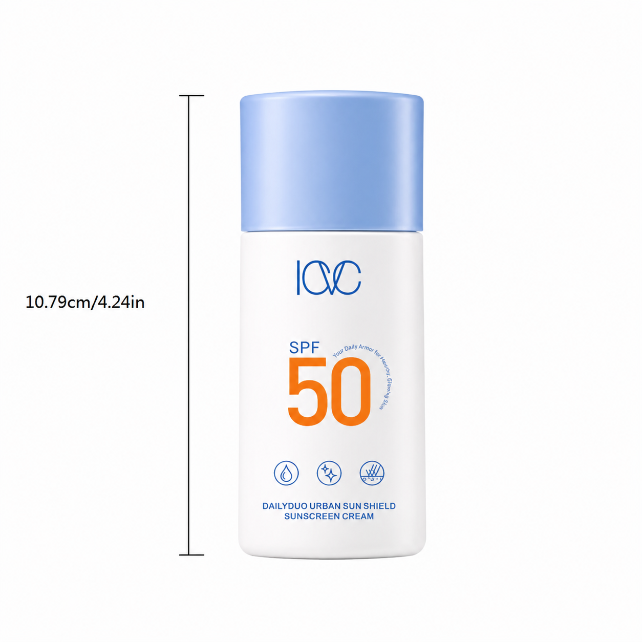 Bloqueador Urban Sun Shield SPF50 Dailyduo ICVC