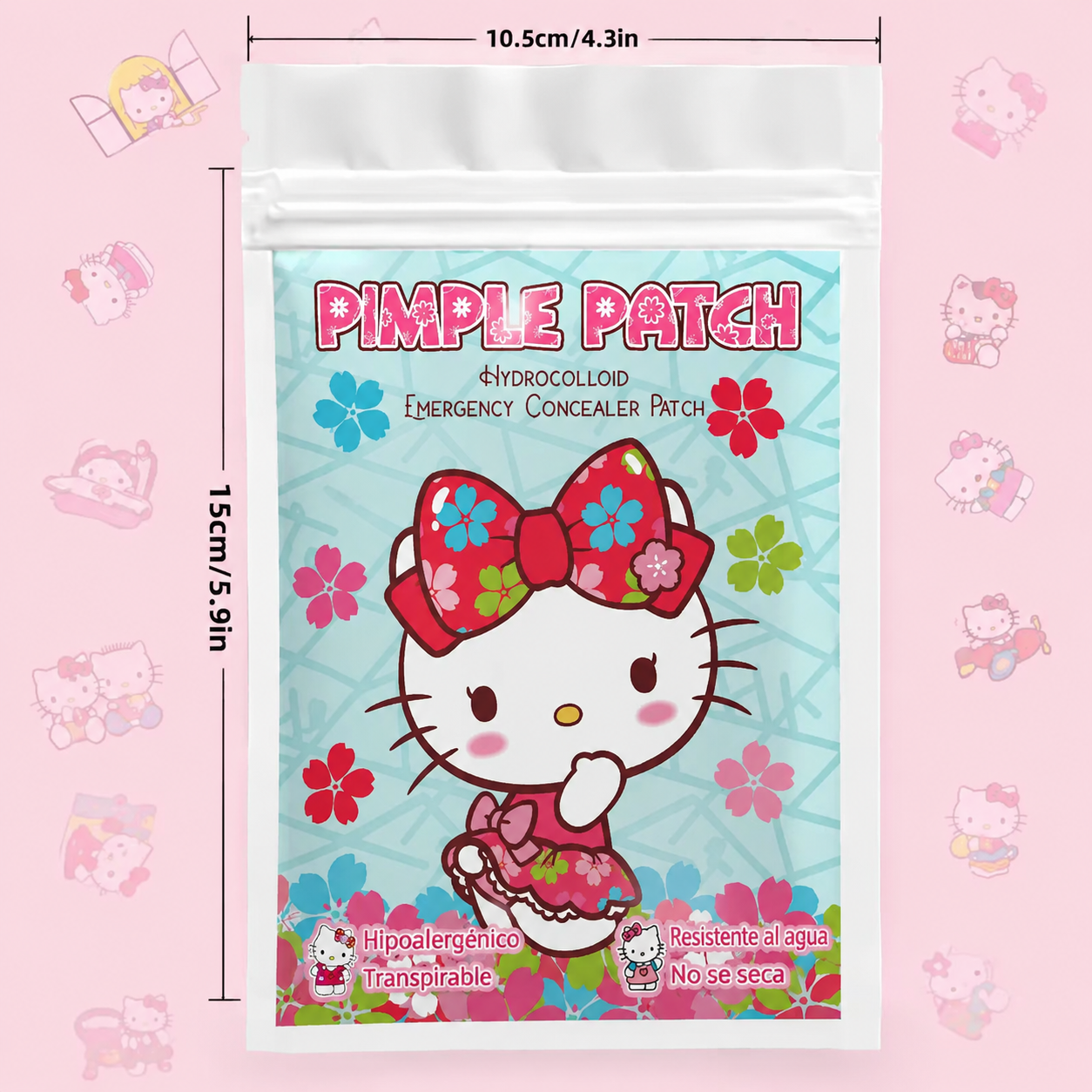 Parches para Acné Hidrocoloide Hello Kitty Sanrio