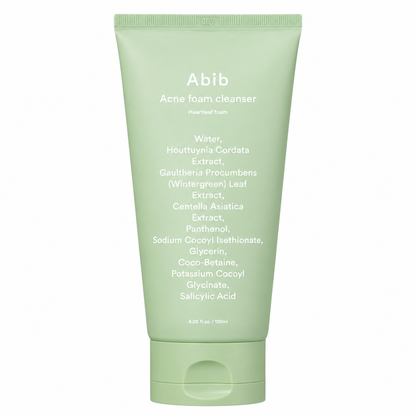 Limpiador Foam Antiacne Heartleaf con BHA ABIB