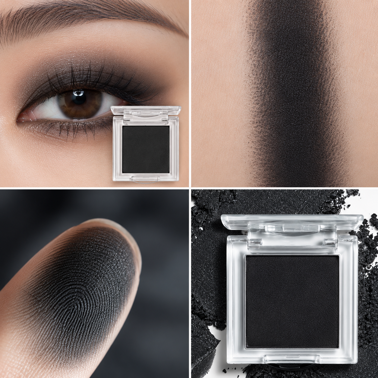 Sombra de Ojos Negra Mate Black Eclipse Eyeshadow