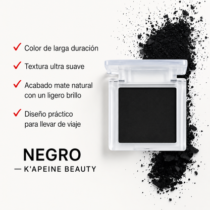 Sombra de Ojos Negra Mate Black Eclipse Eyeshadow