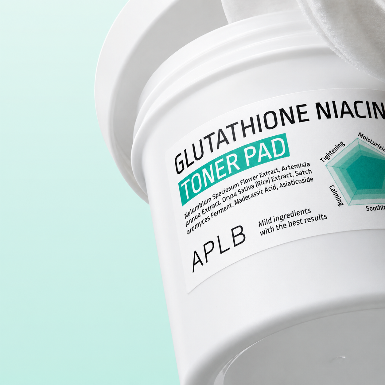 Toner Pads Glutatión y Niacinamida Iluminador APLB
