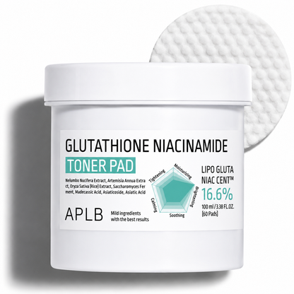 Toner Pads Glutatión y Niacinamida Iluminador APLB