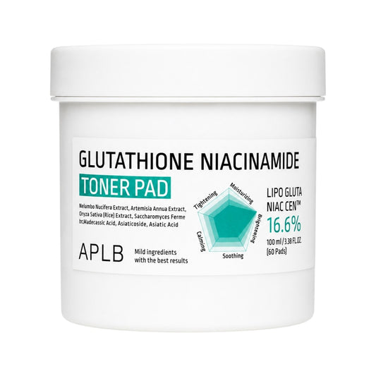 Toner Pads Glutatión y Niacinamida Iluminador APLB
