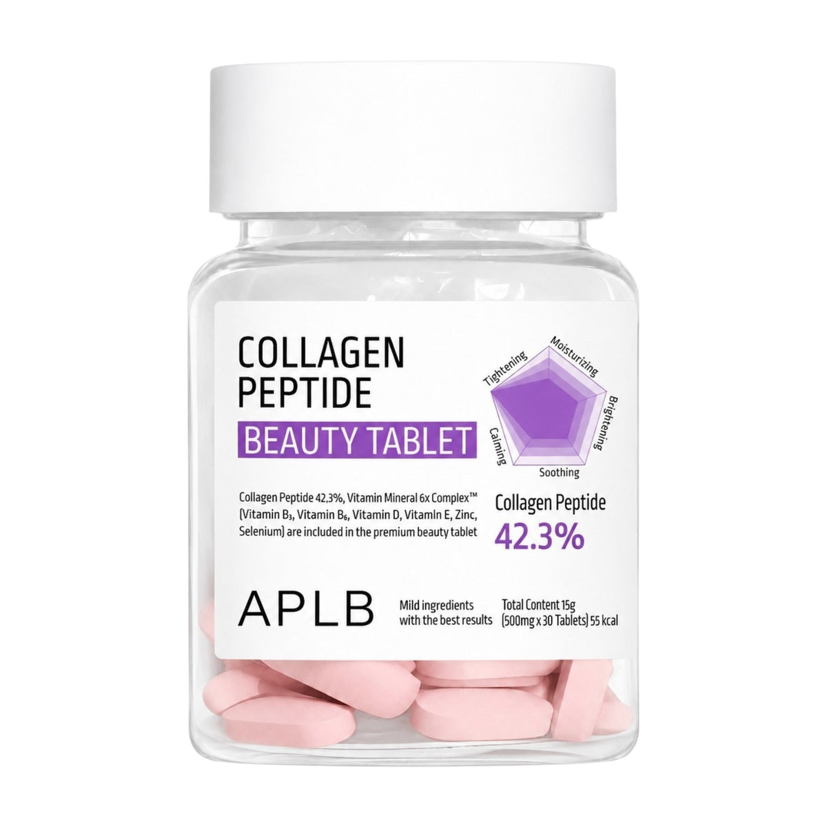 Tabletas de Belleza Colágeno Péptido APLB