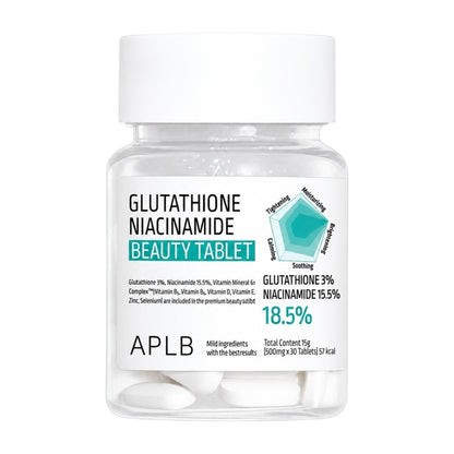 Tabletas Glutathione + Niacinamide APLB