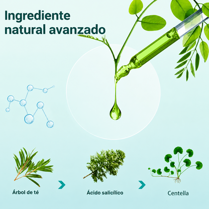 Parches para Acne Hidrocoloide Antibacterial Transparente y Color Piel