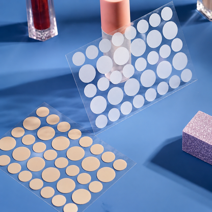 Parches para Acne Hidrocoloide Antibacterial Transparente y Color Piel