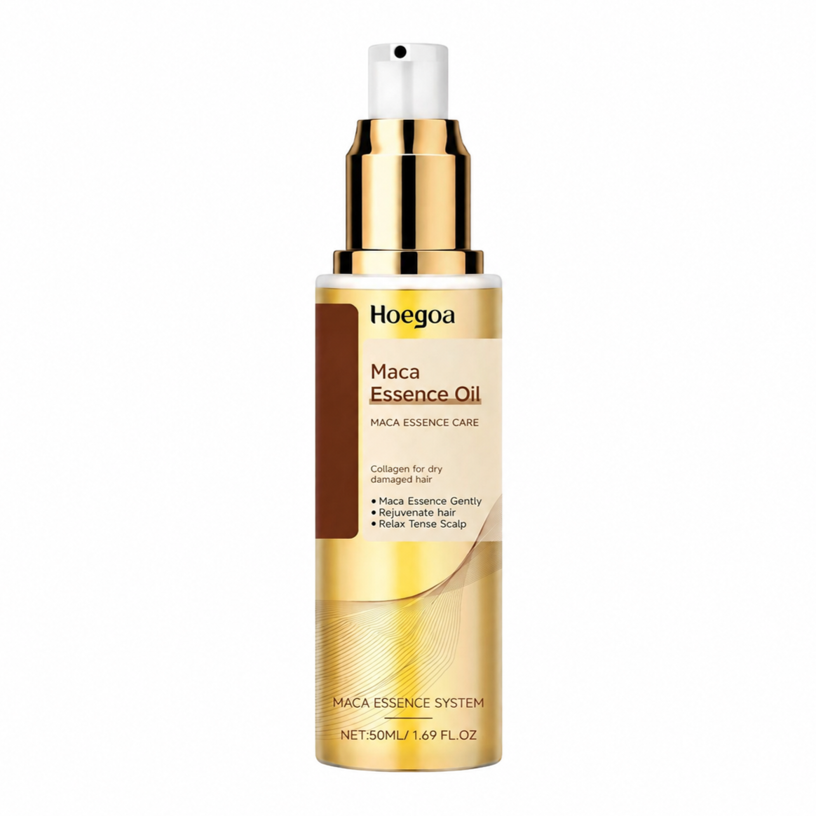 Aceite de cabello Essencia Maca Hoegoa