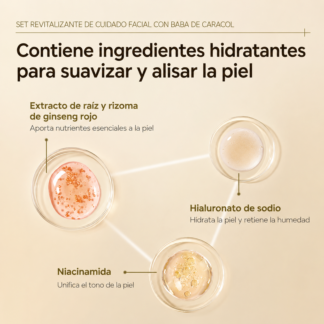 Set de Skincare Revitalizante con Baba de Caracol y Oro 24K Laikou