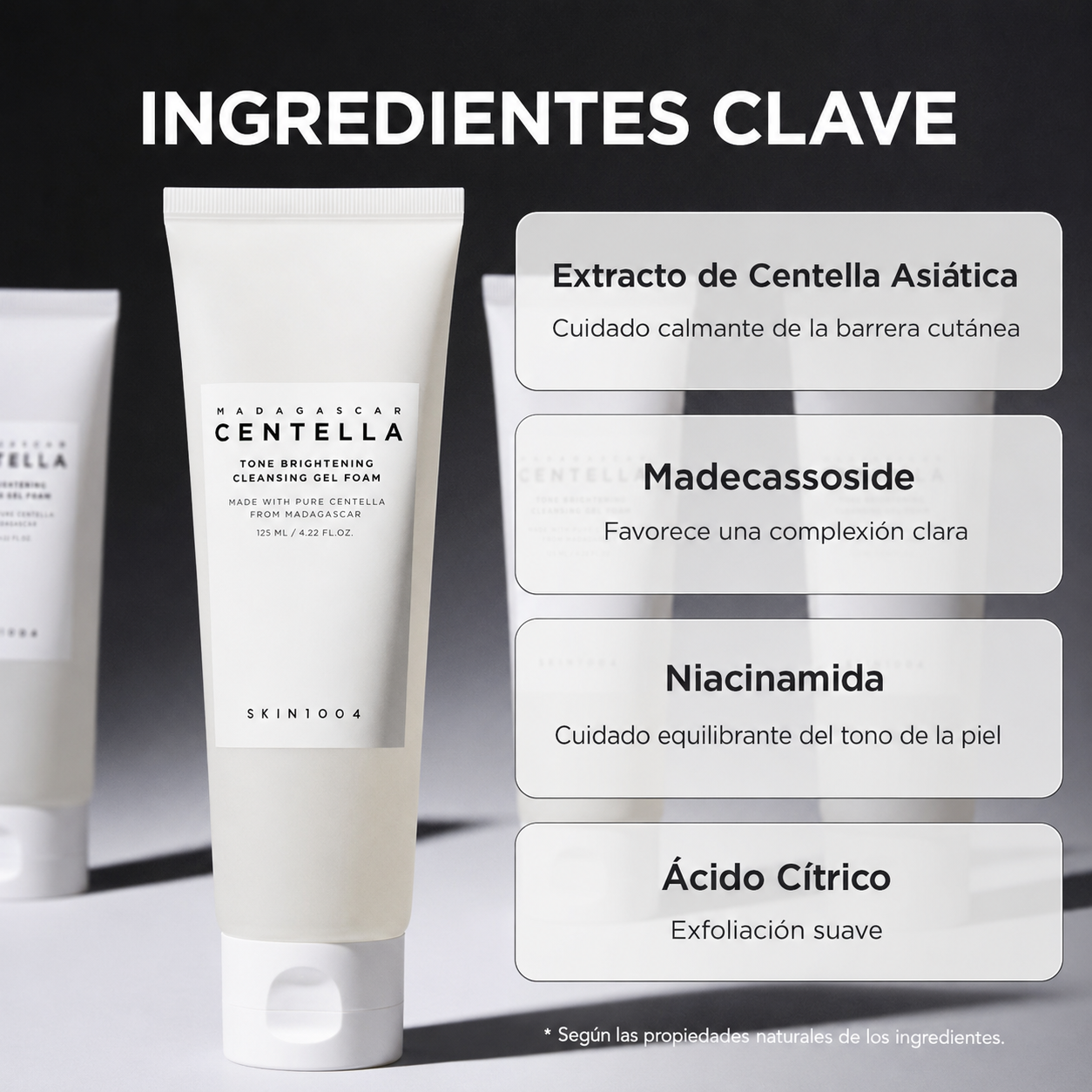 Limpiador Gel Centella Tone Brightening SKIN1004