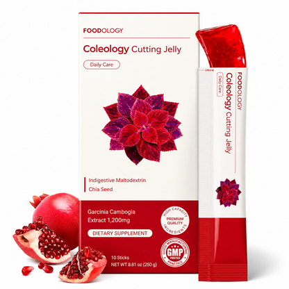 Suplemento Coleology Cutting Jelly Garcinia Cambogia y Chia Control de Peso FOODOLOGY