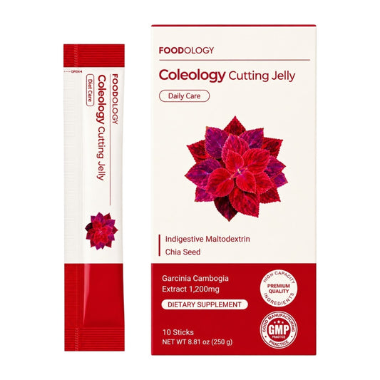 Suplemento Coleology Cutting Jelly Garcinia Cambogia y Chia Control de Peso FOODOLOGY