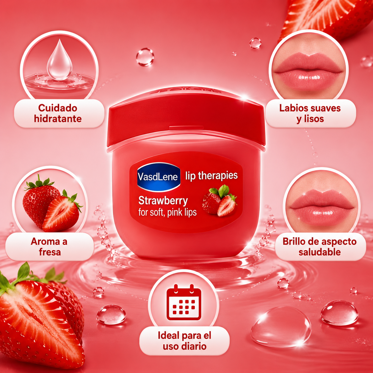 Vaselina Labial Lip Therapy VasdLene
