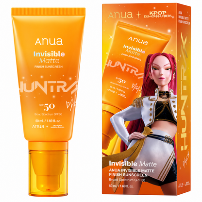 Bloqueador Mate Invisible Edicion Limitada Kpop Demon Hunters SPF50 PA++++ Anua