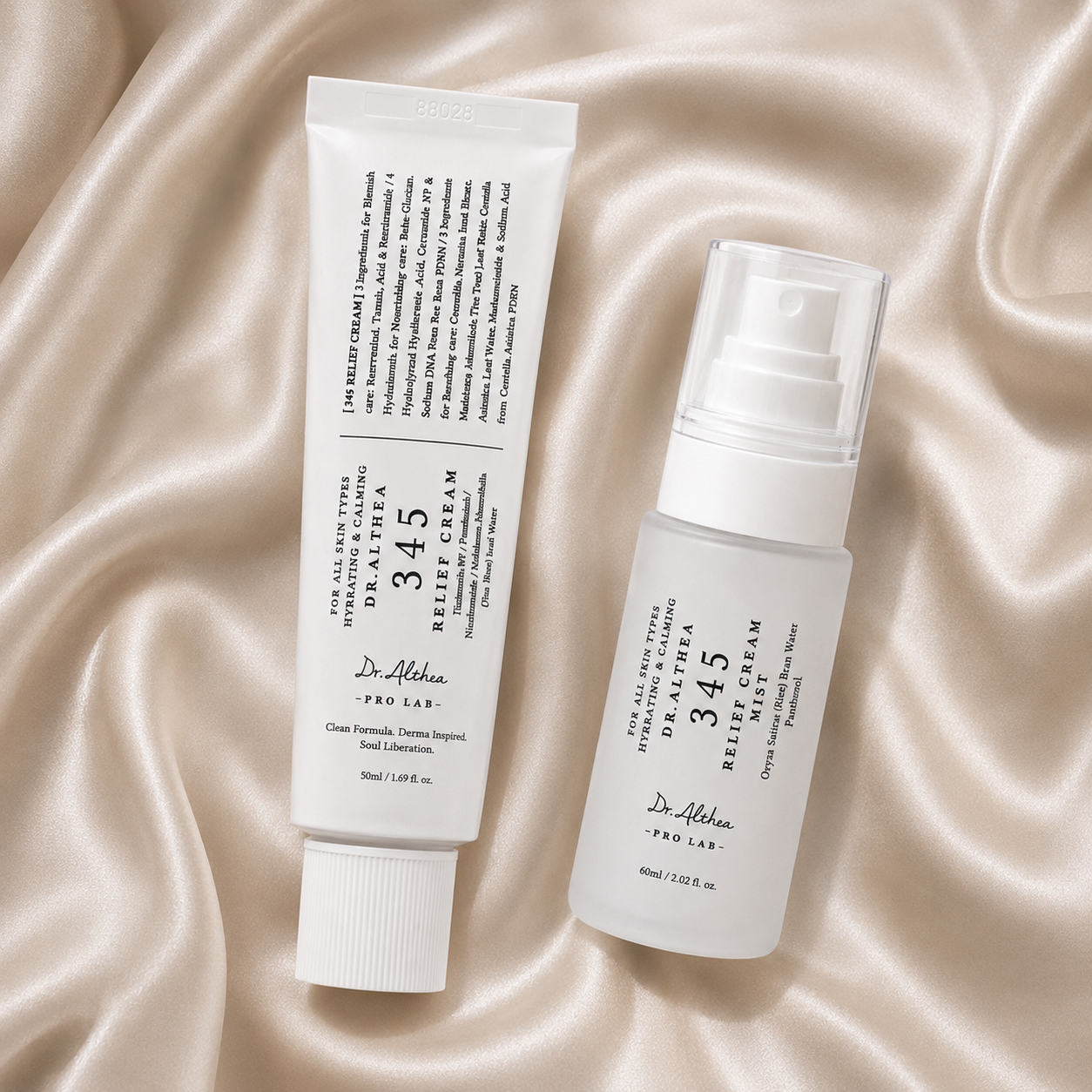 Set Duo Crema Calmante 345 Relief 50 ml y Mist 60 ml Dr. Althea