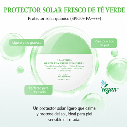 Bloqueador Refrescante con Te Verde Green Tea Dr. Althea