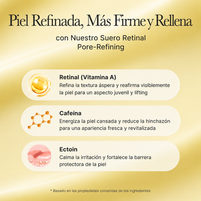 Sérum Antiedad Retinal 2% y Cafeína Arencia
