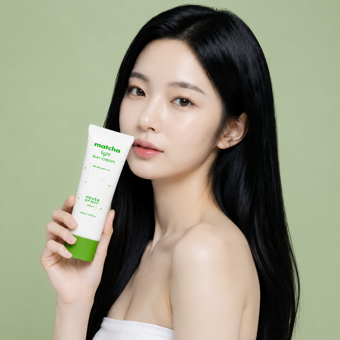 Bloqueador Matcha Light House of Hur SPF50+ PA++++
