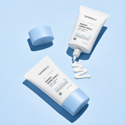 Bloqueador Hidratante Dewy Glow Madeca Derma Shield Centellian24 SPF50+ PA++++