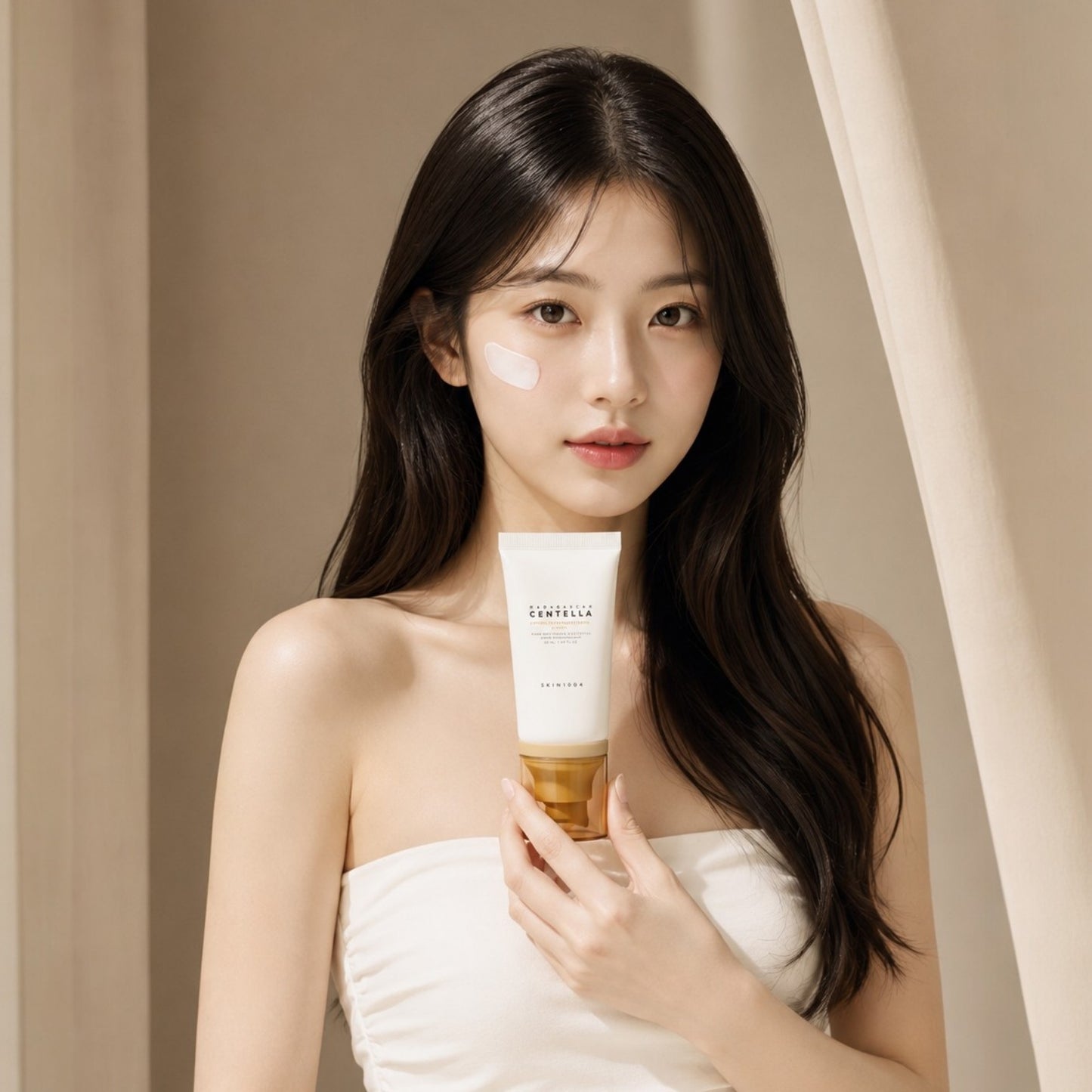 Bloqueador Solar Mineral Centella Asiática Air-Fit Suncream Light SKIN1004 SPF30 PA++++