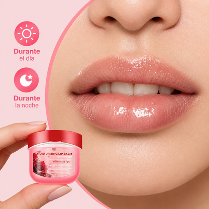 Vaselina Labial Hidratante Aromas Fresa Durazno Sakura y Rosa