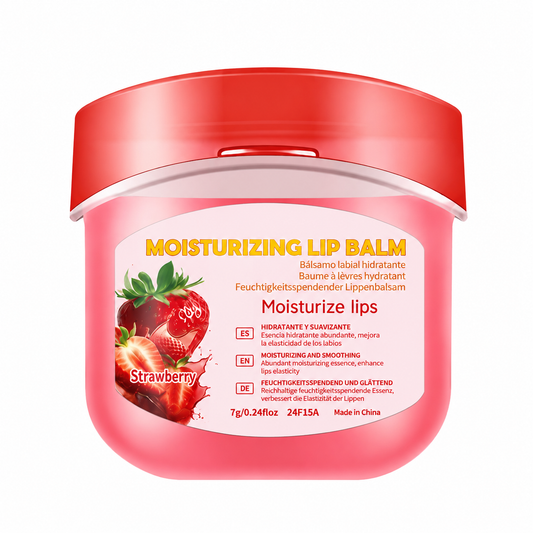 Vaselina Labial Hidratante Aromas Fresa Durazno Sakura y Rosa