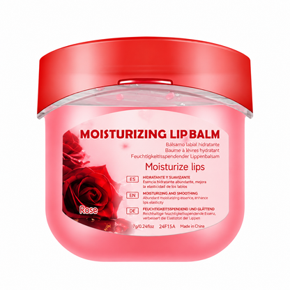 Vaselina Labial Hidratante Aromas Fresa Durazno Sakura y Rosa