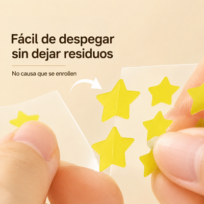 Estuche con Espejo y Parches Hidrocoloides Premium para Acne x60 Portatil