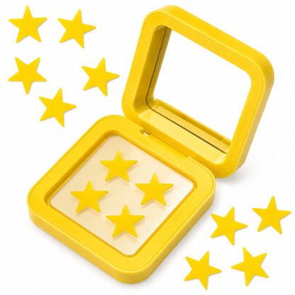 Estuche con Espejo y Parches Hidrocoloides Premium para Acne x60 Portatil