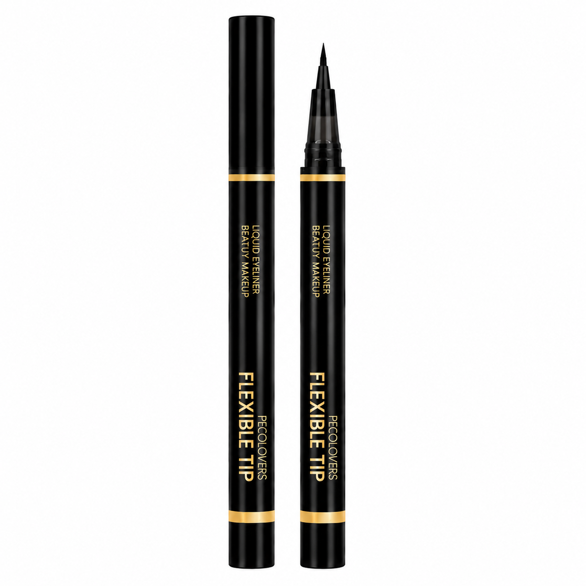 Delineador Líquido Negro de Punta Flexible Pecolovers