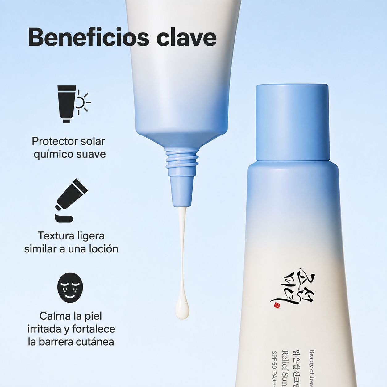 Bloqueador Aqua-Fresh Agua de Arroz y Vitamina B5  Beauty of Joseon SPF50+ PA++++
