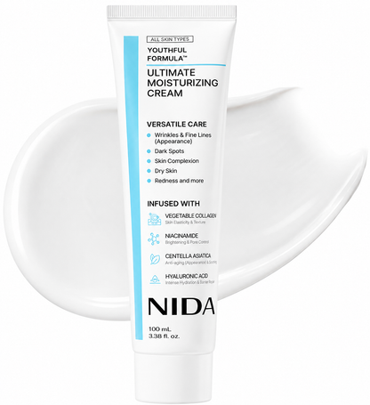 Crema Nida Antiedad Colágeno Niacinamida Centella y Hialurónico Youthful Formula
