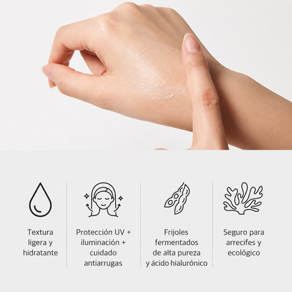 Bloqueador Bean Sun Serum Mixsoon SPF50+ PA++++