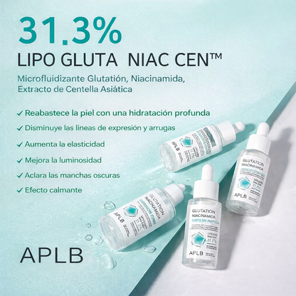 Duo Serum y Crema Aclaradora Glutation y Niacinamida APLB